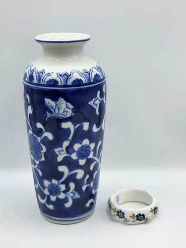 Lot vase chinois - , bleu