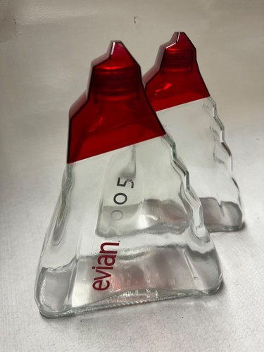 Lot bouteilles evian - de, 2