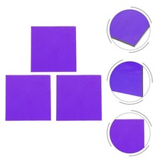  3 Pcs Plaque En Verre Chimie