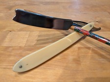 JOHN BARBER 5/8+ ~1860 COUPE-CHOU STRAIGHT RAZOR