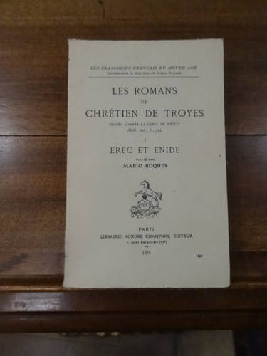 Chrétien troyes erec et - de,