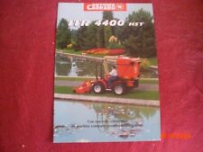 BROCHURE   PUBLICITAIRE  MICRO   TRACTEUR    CARRARO   TTR 4400 HST