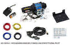 TREUIL BRONCO 2500LBS (1134KG) CORDE SYNTHÉTIQUE 4.8MM X 10M, TÉLÉCOMMANDE