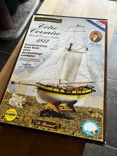 Maquette bois complète Cotre