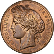 France, Médaille, Exposition