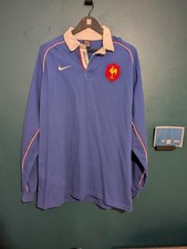 Rugby Shirt XV de France 2002 XXL + 1 FREE Mystery Shirt !