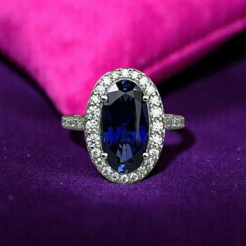 Bague fiançailles saphir - de,