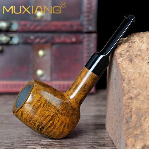Muxiang briar lovat pipe - lovat,
