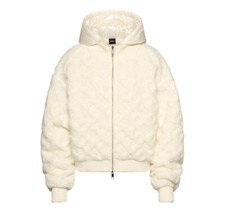 BOSS Blouson D'Aviateur Femme à Capuche Monogramme Doubleb Farionda 50523742