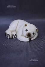 Thun Ours Blanc En Céramique