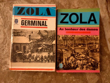 un lot de 6 livres poche de Emile ZOLA  en bon état