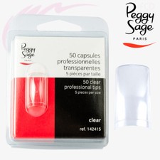 PEGGY SAGE KIT 50 CAPSULES PROFESSIONNELLES carrées GEL UV 142415
