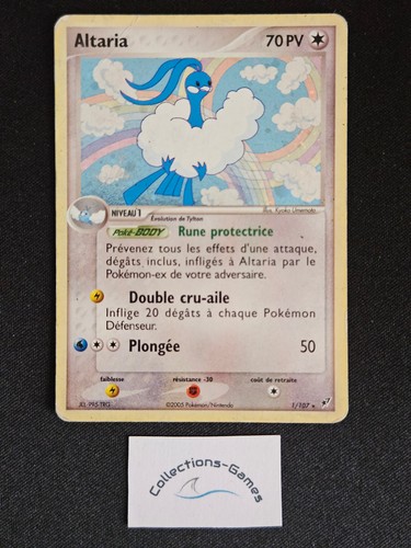 Carte pokémon altaria 107 - carte,
