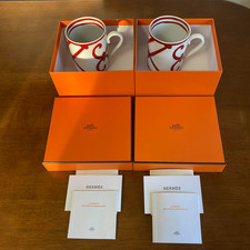 Paire de tasses Hermès Balcon
