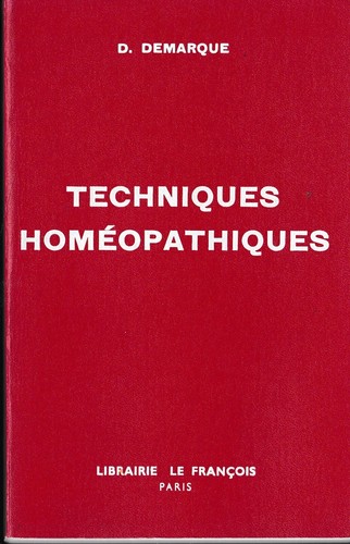 Techniques homéopathiques - ,