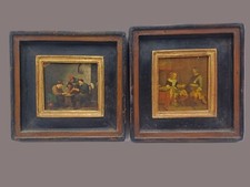 Paire de cadres en bois