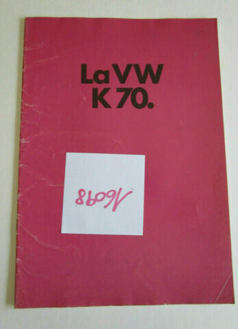 16098 volkswagen k70 - :,
