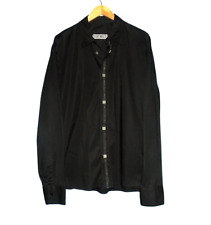 chemise homme BIKKEMBERGS coton noir boutons pression taille XXL