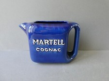 pichet publicitaire de bistrot en céramique Saint Clément France Cognac Martell