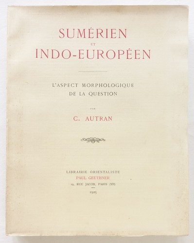 Sumérien indo européen - sumérien, indo-européen