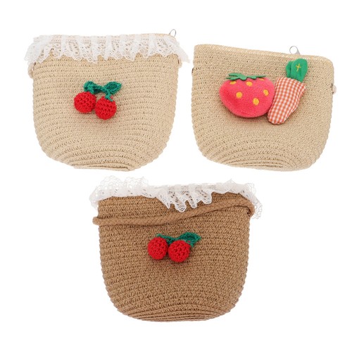 Pcs cabas paille sac - 3,