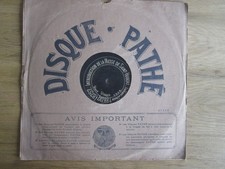 disque pathé pour gramophone