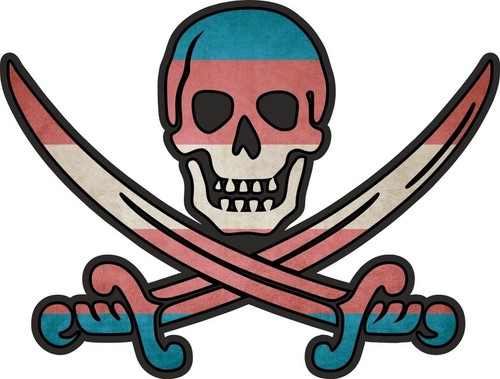 Autocollant sticker pirate