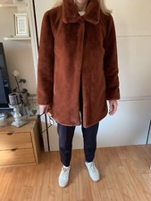 Manteau veste Oakwood marron fausse fourrure taille 36. Convient au 38.
