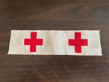 FRANCE : Ruban tissé pour médaille Croix-Rouge