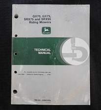Véritable JOHN DEERE GX70 GX75 SRX75 SRX95 Equitation Tondeuse Tech Réparation