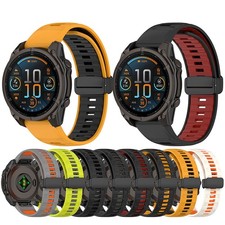 Bracelet de montre de sport en silicone pour Garmin Fenix 5/5 plus/7/7pro/6 GPS