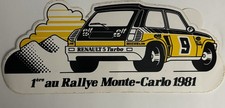 Autocollant Sticker Renault 5