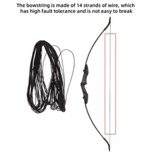 30lbs Archery Takedown Recurve Bow Set With Arrows For Outdoor Hunting Practice