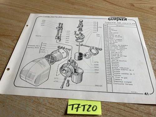 Gurtner carburateur h14 569 - gurtner, h14-569