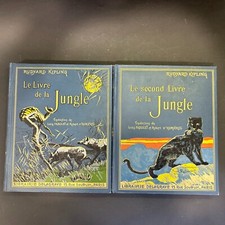 Le Livre de la Jungle (I et II), de Rudyard Kipling, Librairie Delagrave (1938)