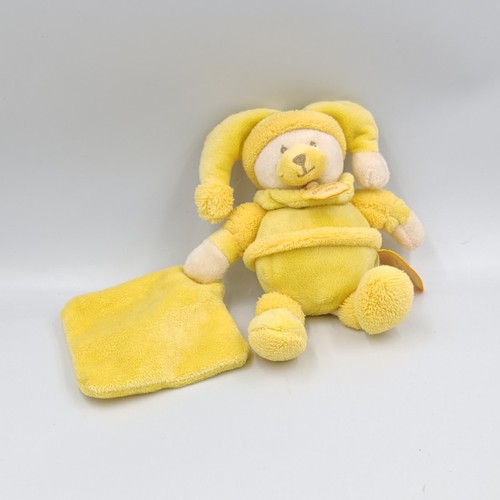Doudou compagnie ours jaune - et,