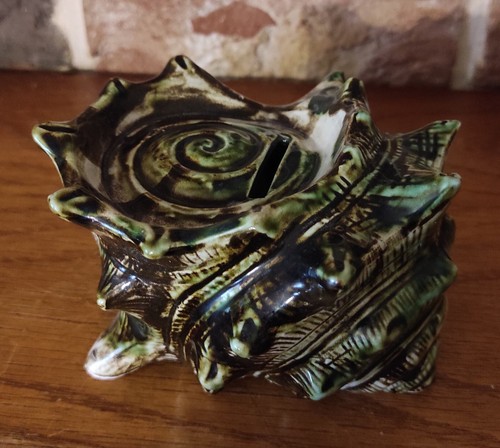 Tirelire coquillage faïence - tirelire,
