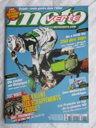 Moto verte - moto, n°