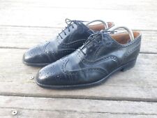 Chaussures Cuir BOWEN RICHELIEU BOUTS FLEURIS Made In ENGLAND Shoes Derby