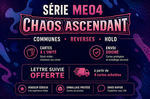 Carte pokémon me04 - carte,