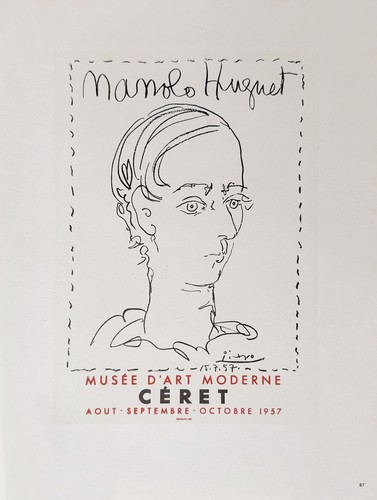 Pablo picasso affiche 1957 - pablo,