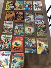 18  ANCIENNES BANDES DESSINEES :  STRANGE MARVEL COMICS  - TRES BON ETAT 