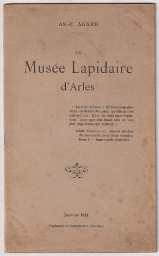 Agard 1924 le musée - an.-e.,