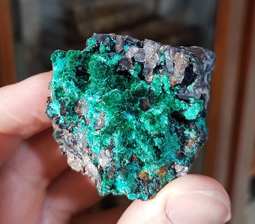 Malachite brochantite - malachite,,