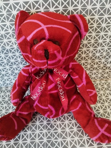 Doudou peluche ours - , rose