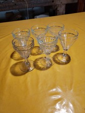 6 Verres A Pied Bistrot Verre Epais