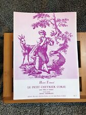 Petit Chevrier Corse Henri Tomasi partition flûte guitare éditions Leduc