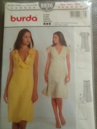 Patron burda 8836 - burda, robe