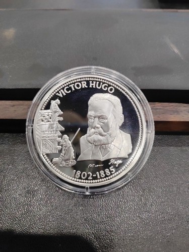 Médaille victor hugo argent - médaille,