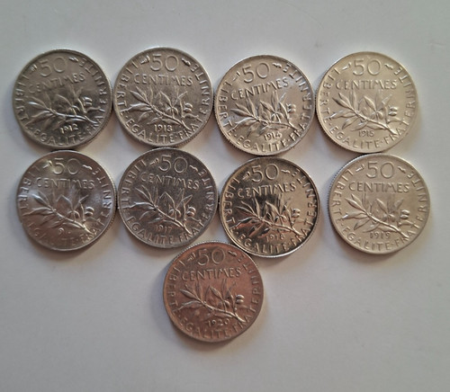 Série centimes semeuse - série,
